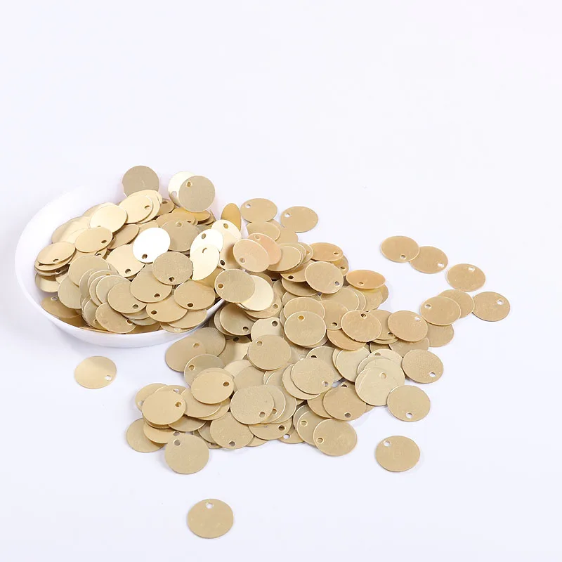 PVC Matte L Gold ЭО-дружественных 200 шт./лот 10 мм приятный матовый ПЭТ свободные блестками без каблука Artesanatos выводы шитье Свадебный Ремесло одежды аксессуары - Цвет: PVC Matte L Gold