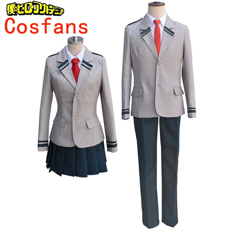 Костюм для косплея Boku No Hero OCHACO URARAKA Midoriya Lzuku моя геройская Академия Asui Tsuyu Yaoyorozu Momo