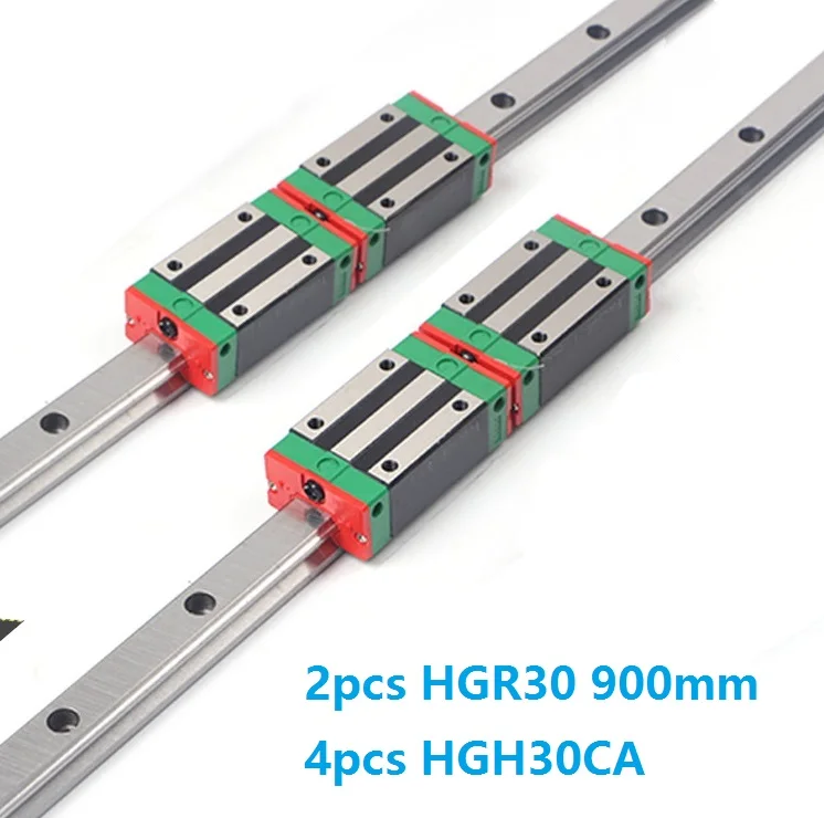 

Китай сделал 2 шт. линейной направляющей HGR30-L 900 мм + 4 шт. HGH30CA или HGW30CC блок каретки CNC маршрутизатор