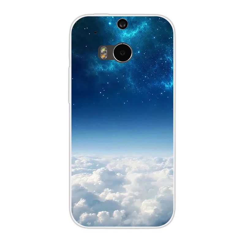 Для HTC One M8 M8S задняя крышка Мягкий ТПУ силиконовый чехол для прозрачный Чехол DIY M 8
