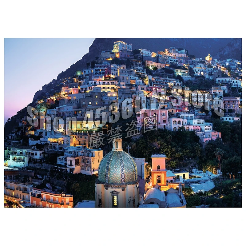 Алмазная мозаика &quotсделай сам&quot алмазная живопись Bella Positano гора Италия пейзаж