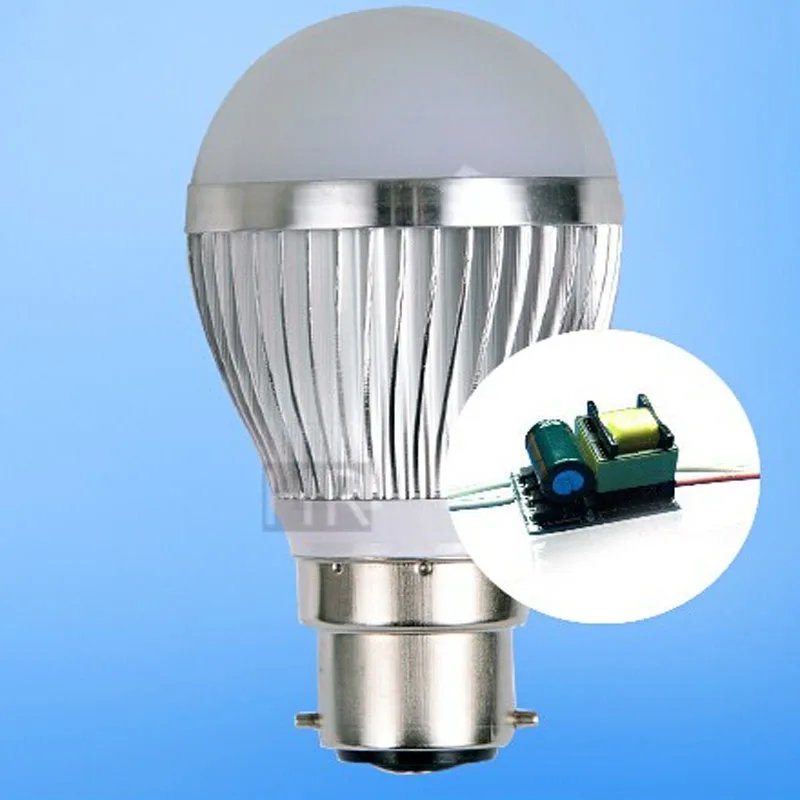 Светодиодный светильник E27 E14 B22 5730SMD 6 Вт 12 15 светодиодный алюминиевый 220 В/85 265 в