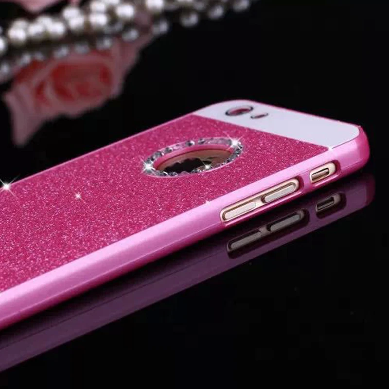 SRLEEKING для iphone 4/4S, модная блестящая раковина для пудры, чехол для телефона, роскошный сверкающий бриллиант, твердый корпус для iphone 4/4S