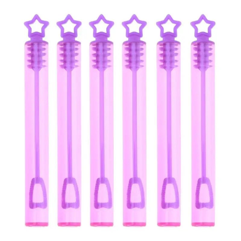 6 шт./лот пустые Пузырьковые бутылки для мыла со звездами игрушки детей на