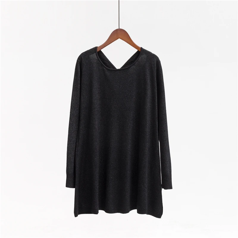 Marwin Autumn Winter Criss-Cross Women Knitted Sweater O-Neck Solid Casual Pullovers High Street Soft Warm | Женская одежда