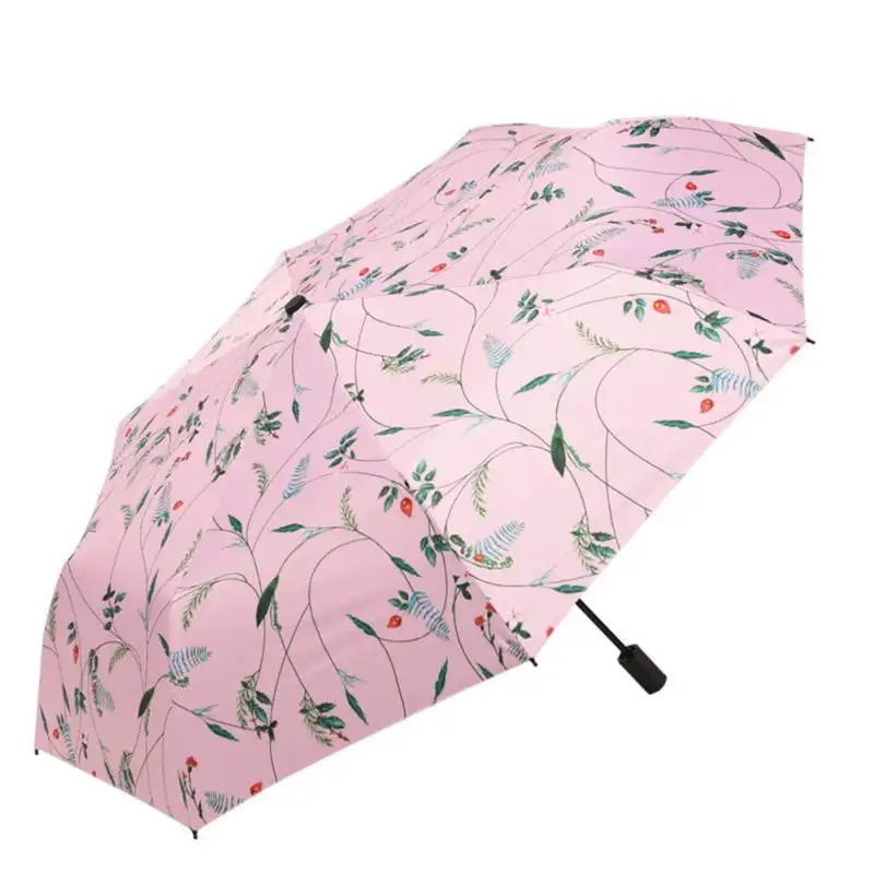 3/5 складной портативный Зонт двойного назначения для защиты от солнца и дождя