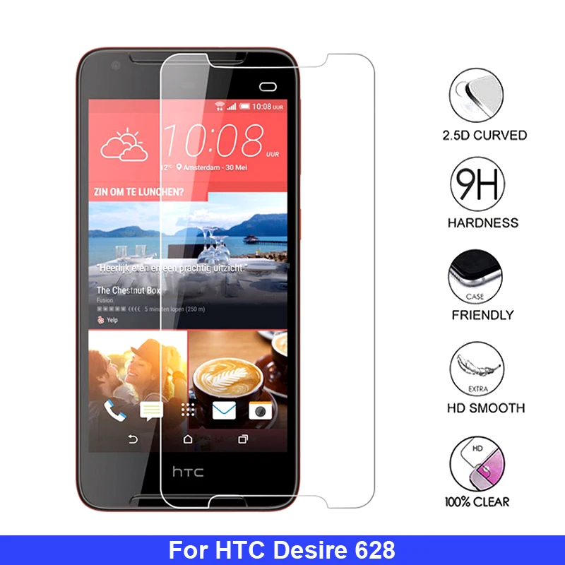 2 шт для HTC 628 закаленное стекло Desire двойная Sim защита экрана Защитная пленка |