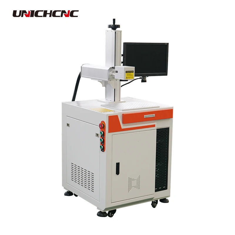 wholesale price Mini 20W fiber laser marking machine for printed circuit board mobile phone shell | Wood Router