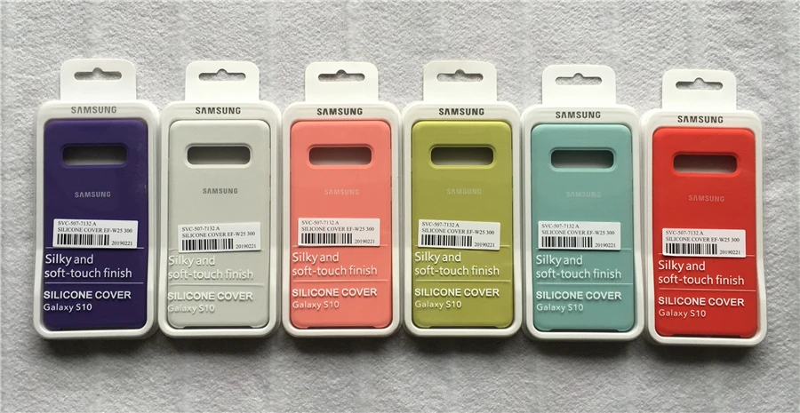 Samsung S10 Plus силиконовый чехол, шелковистый мягкий на ощупь жидкий силиконовый чехол для Galaxy S10+ S10E S10 5G с коробкой