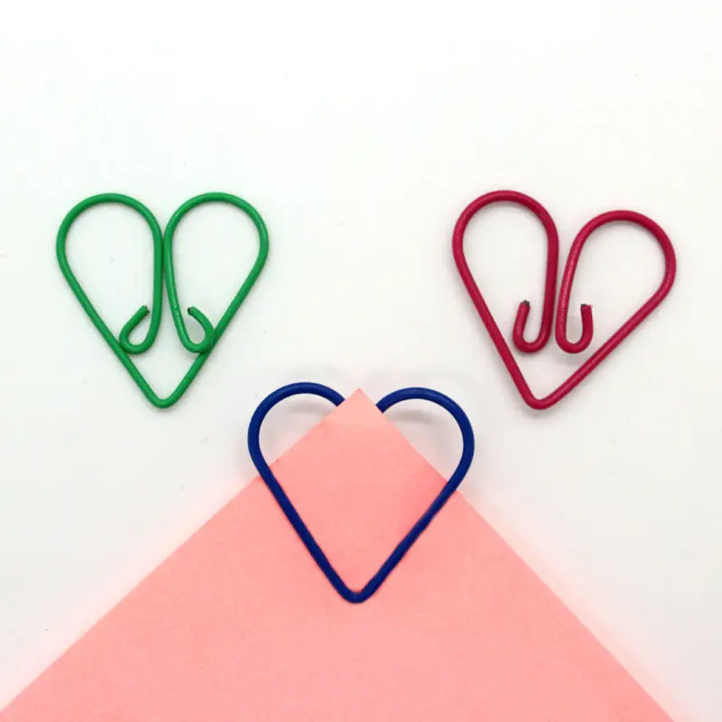 Креативные скрепки для бумаги необычной формы 24 мм Особенности пара подарок