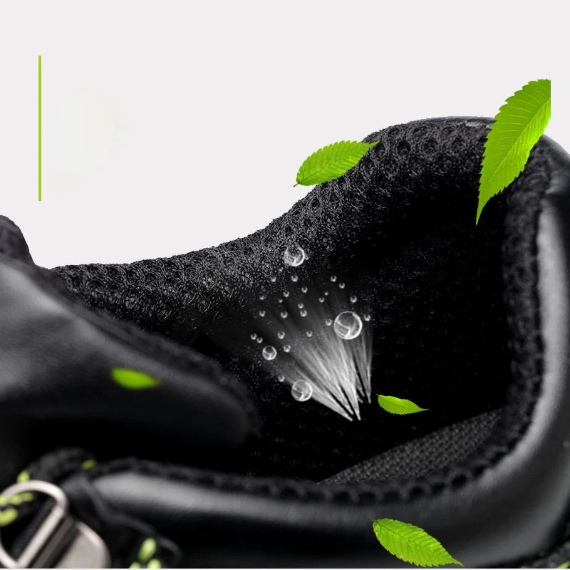 Безопасная обувь безопасная стальная нескользящая для выживания по щиколотку