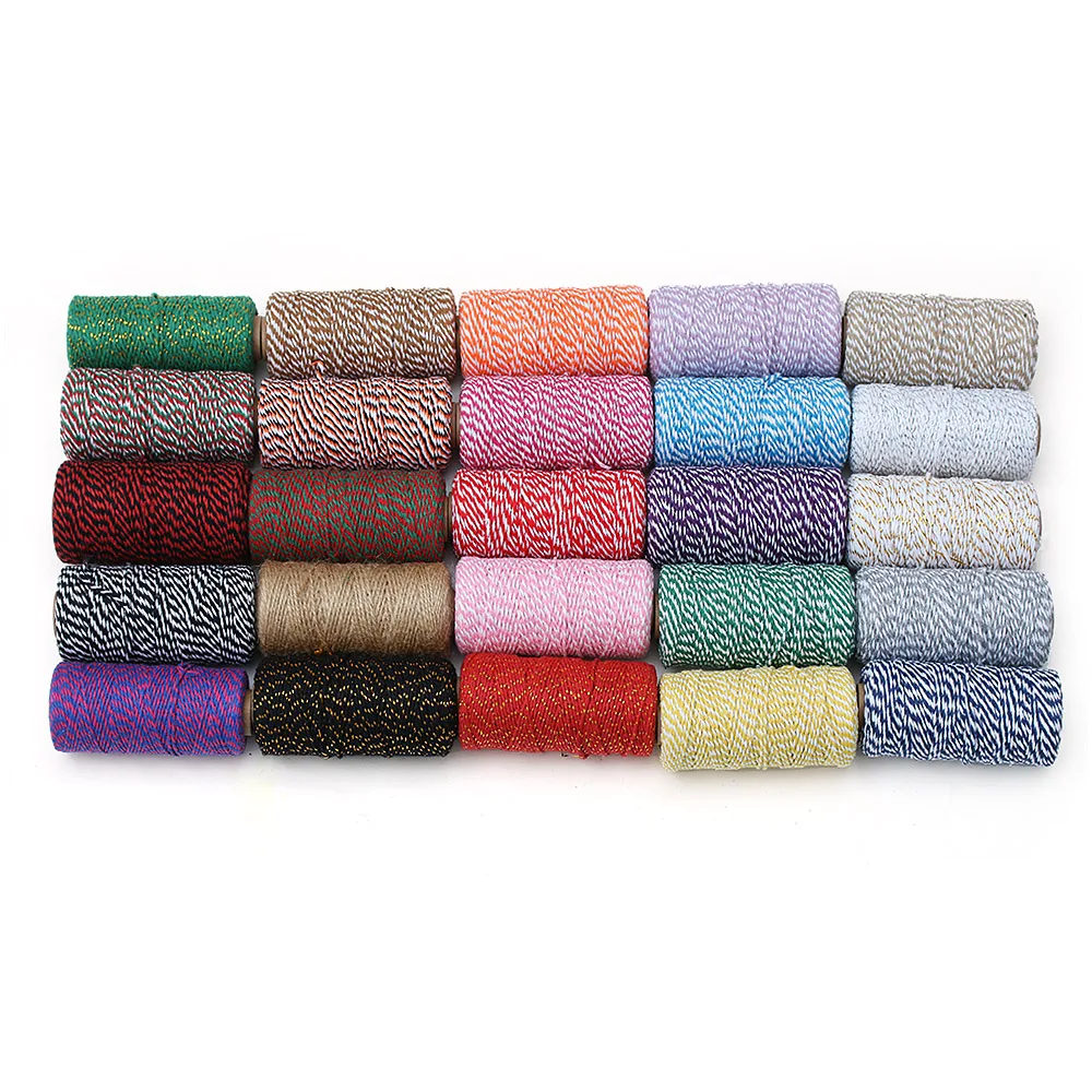 100 м/рулон 2ply хлебопечки шпагат строка хлопковых шнуров веревка для домашнего