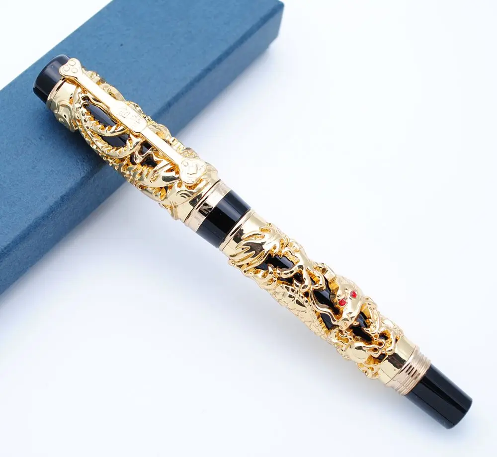 Перьевая ручка JINHAO с изображением китайского дракона и феникса перьевая
