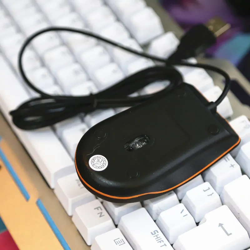 FFFAS Mini 1 2 м Проводная Usb портовая офисная маленькая мышь фиолетового цвета