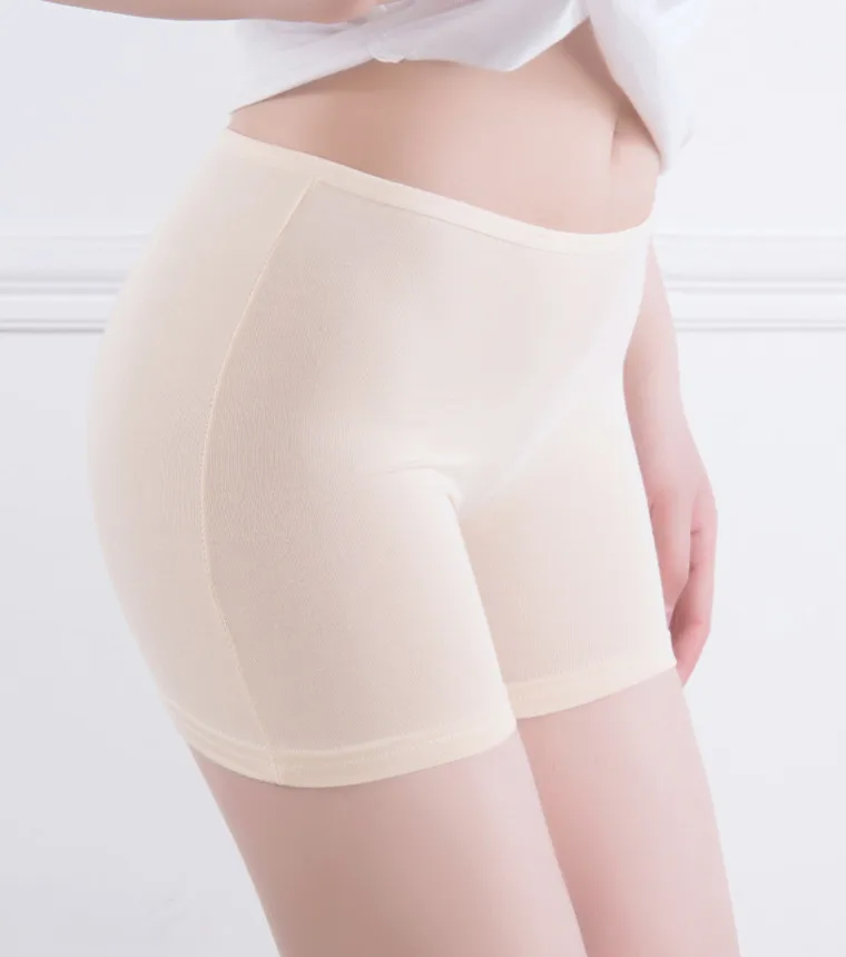 Новые женские мягкие хлопковые бесшовные безопасные Короткие штаны Горячая Распродажа летние шорты под юбку Дышащие Короткие колготки из вискозного шелка