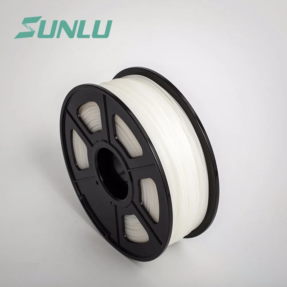 Sunlu PA 3D нити нейлоновая нить для 3D-принтеры 1,75 мм Вес нетто: 1 кг 0,5 кг с катушкой абразивных и стабильный для XYZ 3D-принтеры
