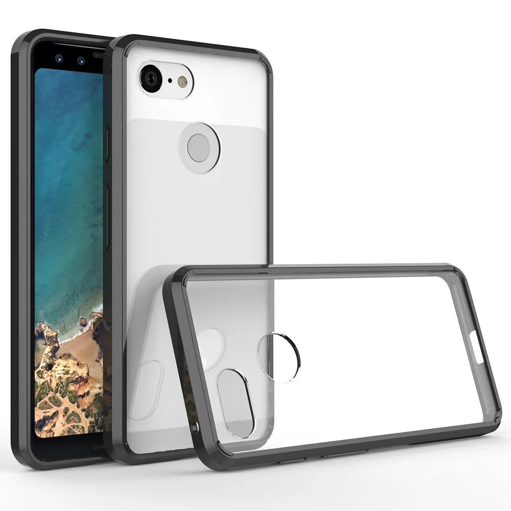 Для Google Pixel 3 чехол для 3A XL мягкий силиконовый бампер противоударный Прозрачный