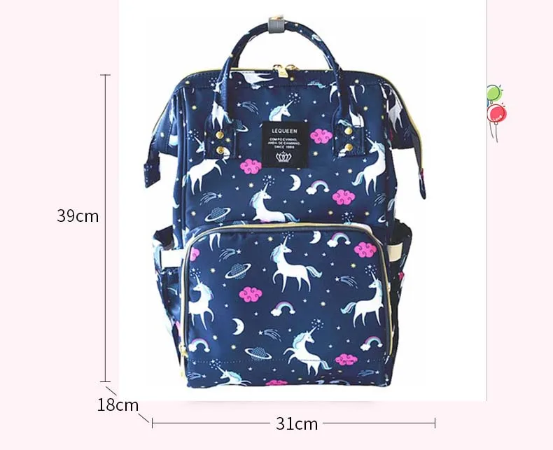 blue Сумка для подгузников для мам, модная сумка для подгузников для беременных, Большой Вместительный рюкзак для путешествий, водонепроницаемая дизайнерская большая сумка для подгузников, уход за ребенком - Цвет: blue