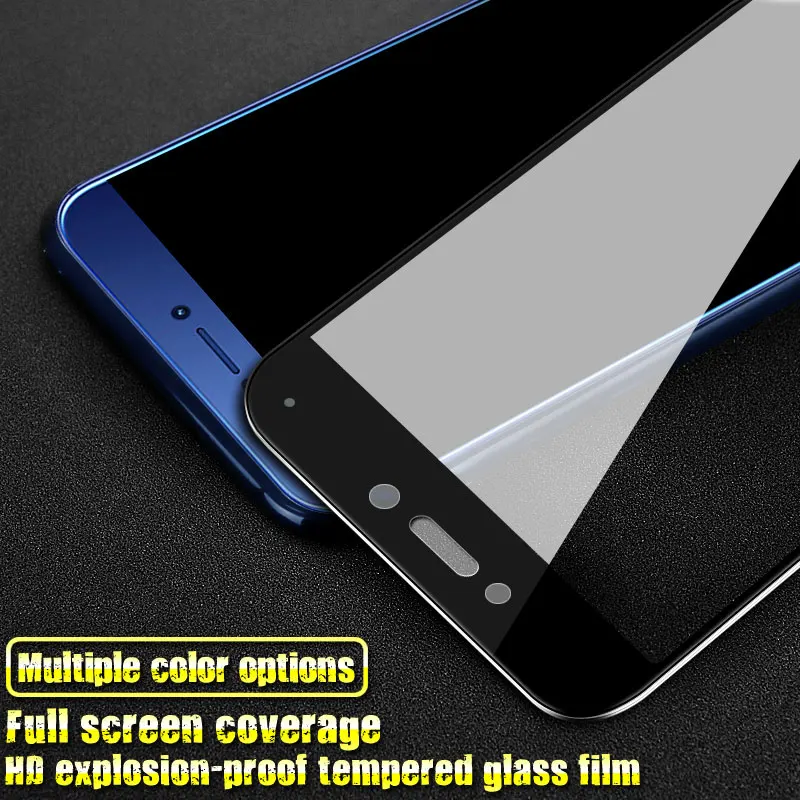 Для Huawei Honor 8 Lite закаленное Стекло IMAK 3D полный охват Экран Full Cover Защитный Плёнки