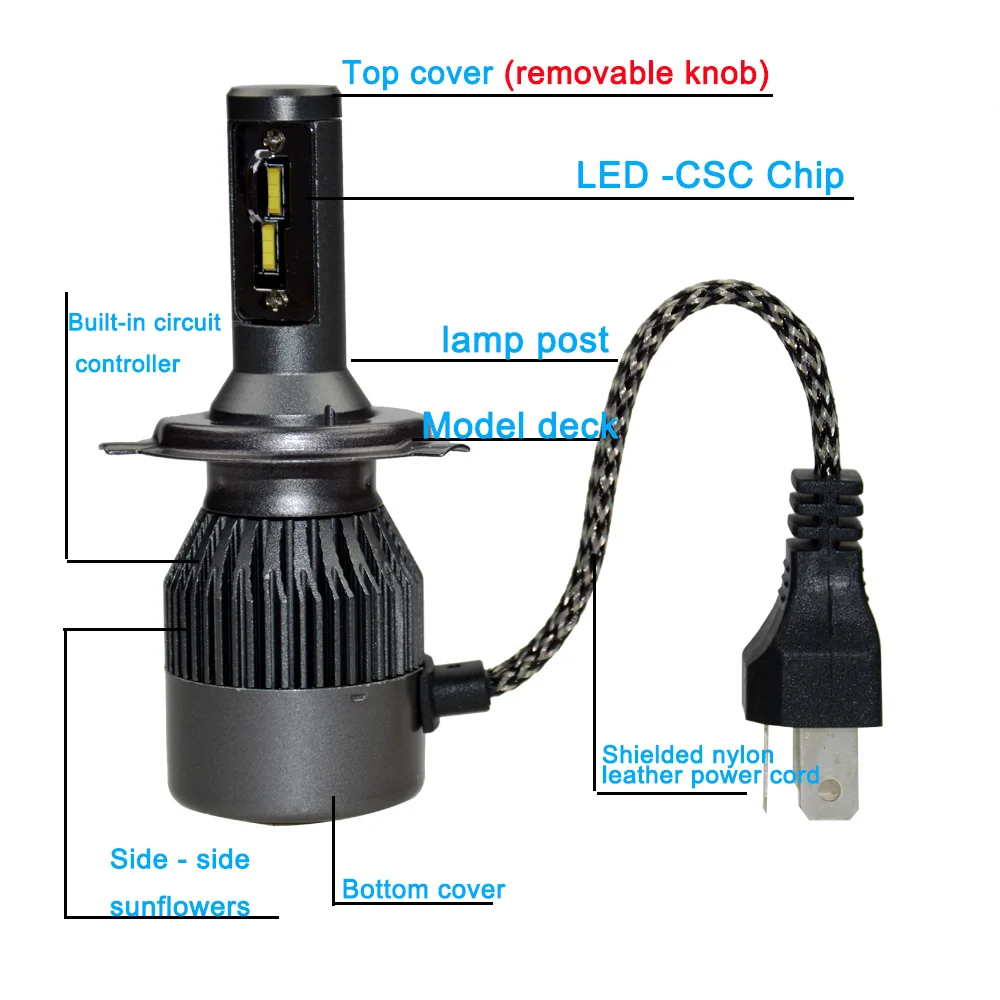 Автомобильные фары OkeyTech 2 шт. супер яркие водонепроницаемые 9000lm светодиодные