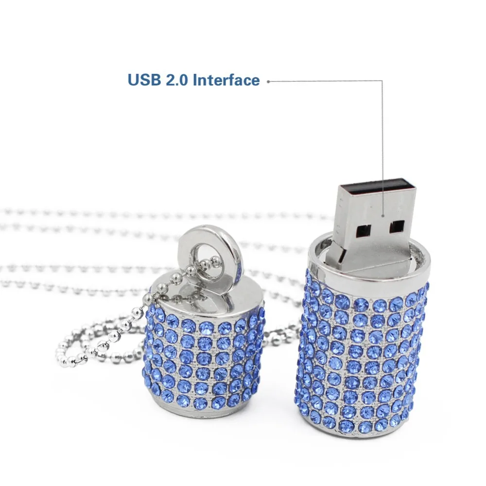Лидер продаж 2018 флэш-накопитель Usb U-диск 32 ГБ 16 8 4 Гб бриллиантовый кристалл