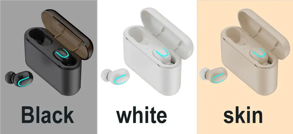 Новинка Bluetooth 5,0, наушники TWS, беспроводные наушники IPX5, водонепроницаемые наушники, Спортивная стереогарнитура, глубокий бас, для iphone, samsung, HBQ