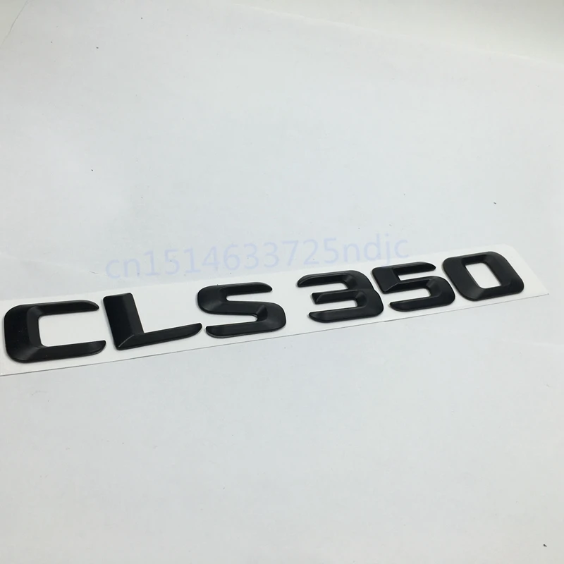 Для Mercedes Benz CLS350 класс ABS Черная задняя крышка багажника с буквенным значком