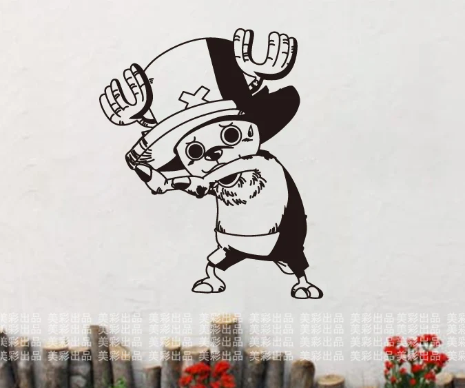 Tony Chopper ONE PIECE стикер на стену автомобиля s японские наклейки с рисунками виниловая наклейка украшение дома