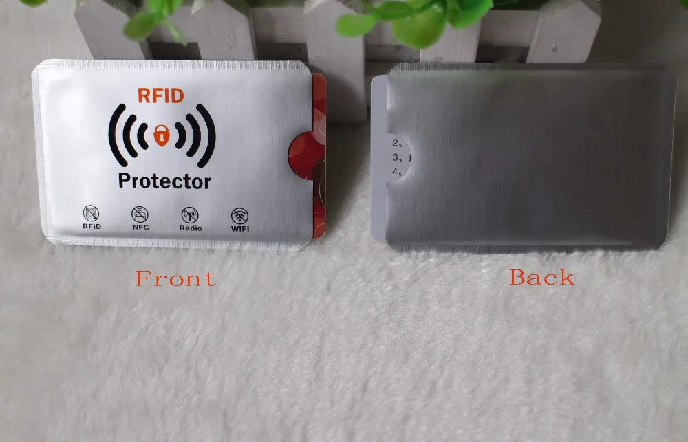 1000 шт, защита от кражи, RFID Блокировка Карты, рукав для предотвращения неавторизованного сканирования карты, OEM Добро пожаловать