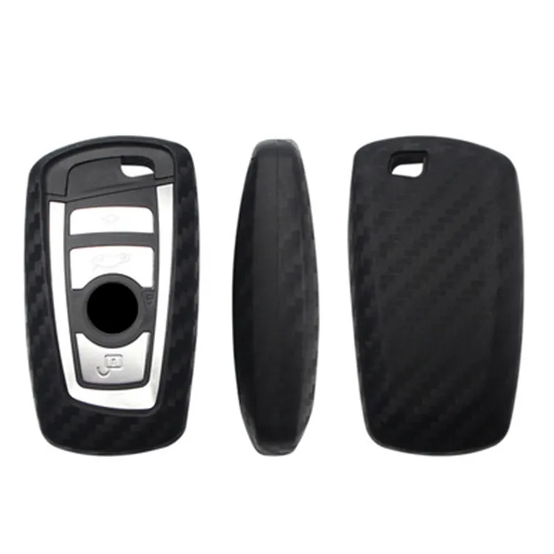 Силиконовый чехол для ключей Peacekey из углеродного волокна BMW F10 F20 F30 Новинка 1 2 3 4 5 6
