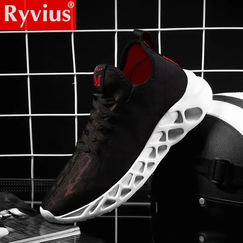 Ryvius/Новинка 2019 года классические мужские дышащие кроссовки Уличная обувь для