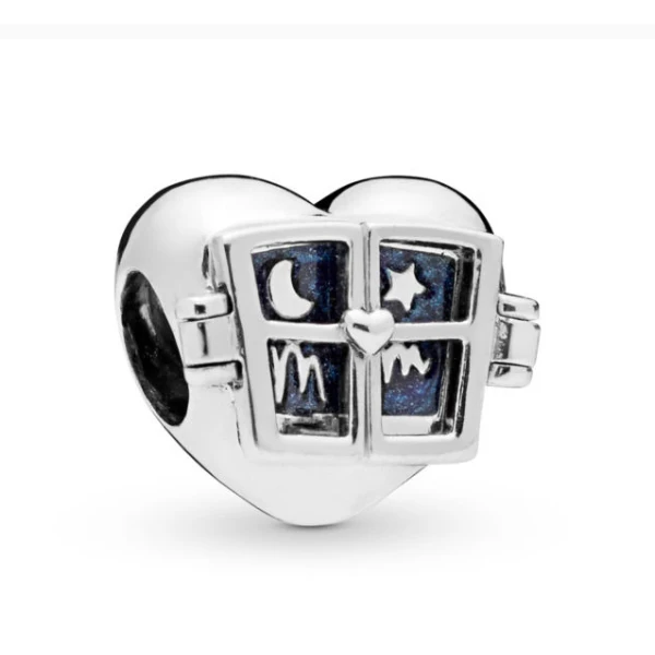 AIFEILI шарик подарок ретро серебро DIY Fit Pandora браслет девушка индивидуальность оригинальные ювелирные изделия Европейский Шарм шар багажник стекло - Цвет: P394