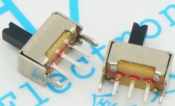 Тумблер SS12D07 SS12D07G4 20 шт. 3 штифта прямая ножка 1P2T ручка высокий 4 мм интервал|switch| |