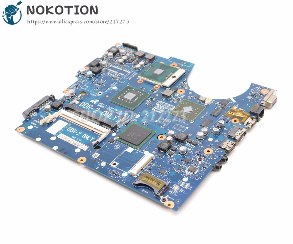 NOKOTION для Samsung NP-R522 R522 Материнская плата ноутбука PM45 DDR2 HD4300 графика BA92-05739A BA92-05739B