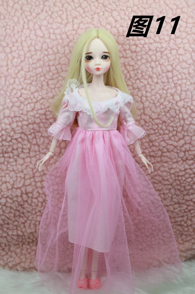 Дешевые blyth BJD кукла Косметика diy 29 см высокий подарок кукла с одеждой