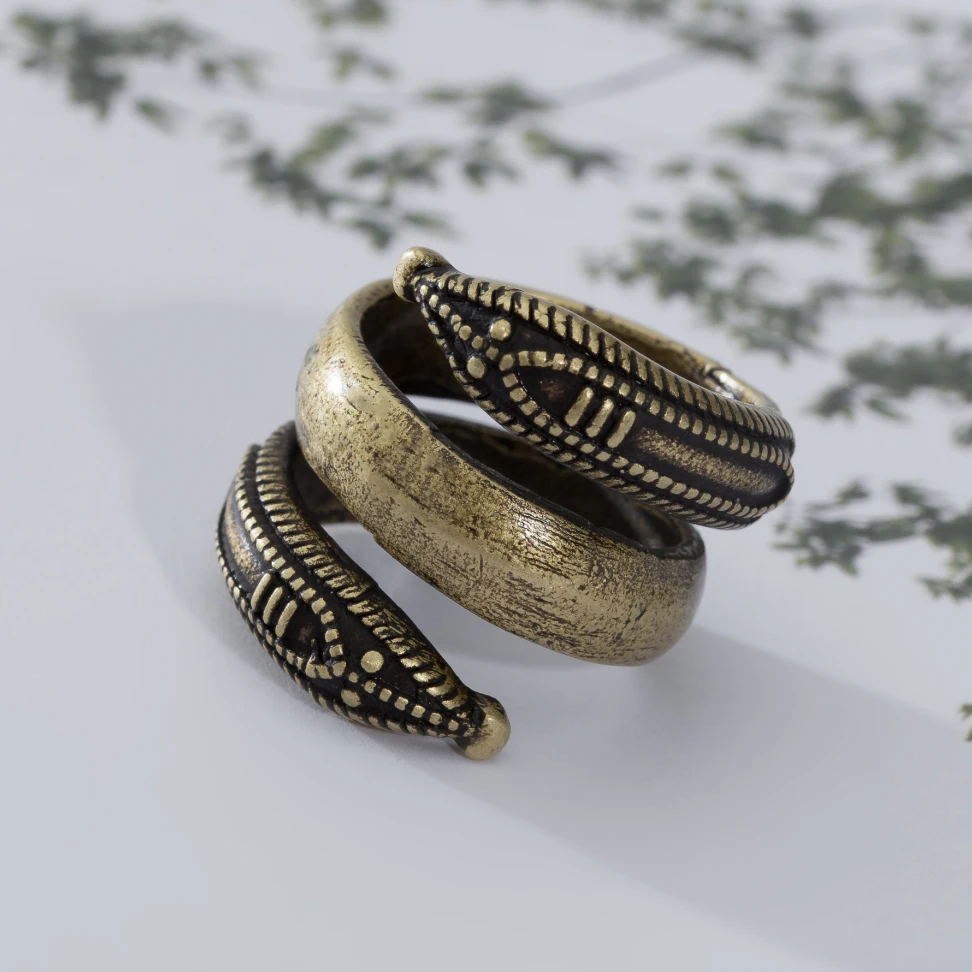 5 шт. славянского мира кольцо змея древний символ Анель кольца-Амулеты Viking Bague Для