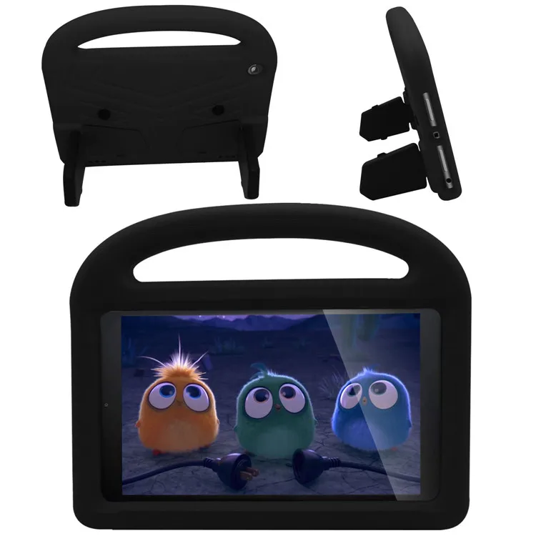 Black Мультяшный чехол для iPad 9,7 дюймов 5th 6th generation funda для iPad air 2 air case детский безопасный противоударный чехол для планшета conque - Цвет: Black