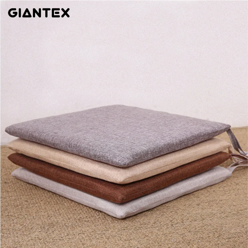 GIANTEX японская льняная Подушка домашний декор диванная подушка сиденья