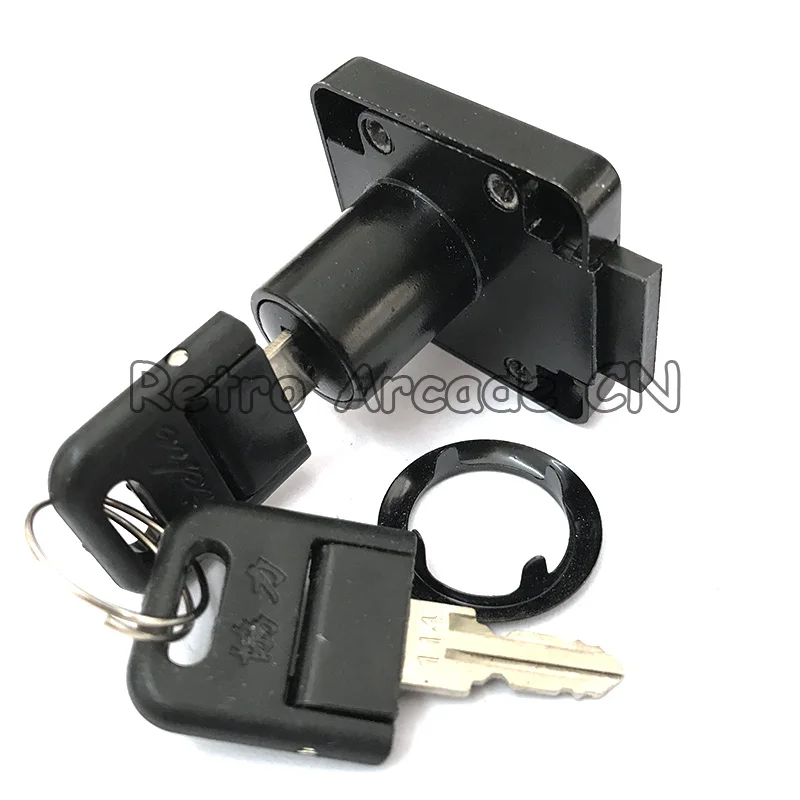 

Whole Sale 12pcs/lot Arcade Vending Machine Cabinet Lock with 2 Keys Desk Drawer Safety Furniture MailBox File Toolbox
