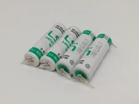 8pcs/lot New Original SAFT LS14500 AA 3.6V 2600MAH Thionyl Chloride Industrial lithium battery plc batteries With Two Tabs