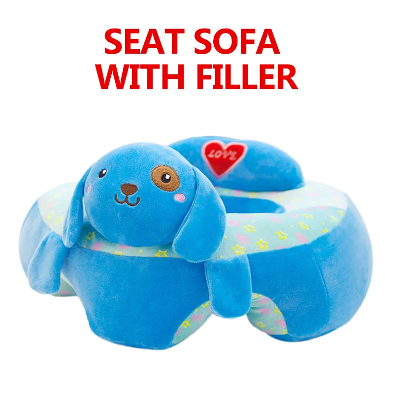 B8 seat sofa Детские сидения в форме автомобиля, диван, игрушки, автомобильное сиденье, поддерживающее сиденье, детское плюшевое, без наполнителя, дети учатся сидеть, обучающее кресло, кожаный чехол - Цвет: B8 seat sofa