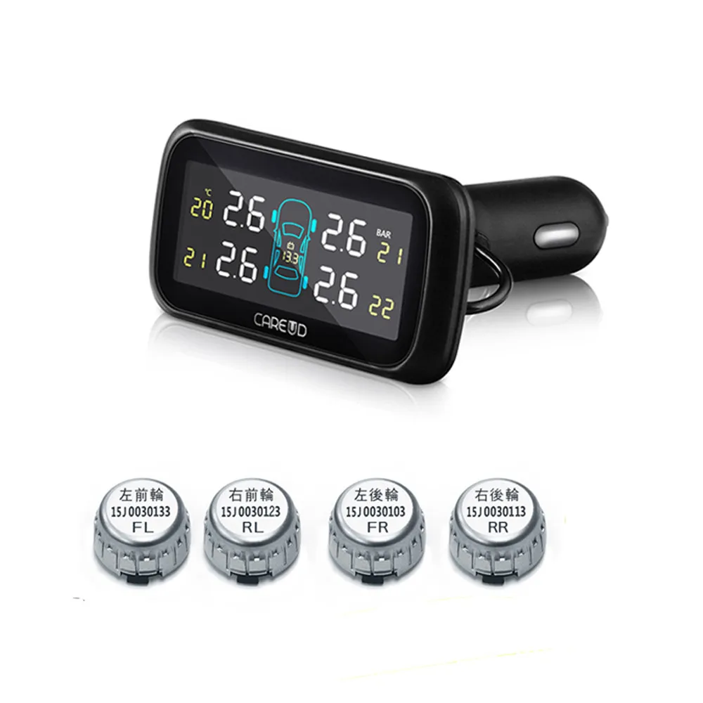 Автомобиль TPMS шин давление температура мониторы системы + датчики Авто