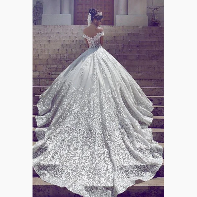 Элегантные Свадебные платья с открытыми плечами женское платье индивидуальный