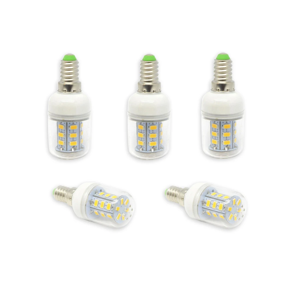 

Светодиодная лампа-кукуруза E14 220 В 5730 SMD 5630 24/36 светодиодов, 5 шт./лот