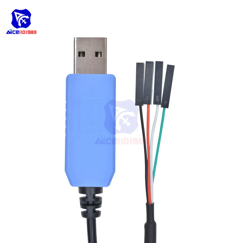 Кабель для скачивания PL2303TA USB 3 В 5 VCC|Интегральные схемы| |