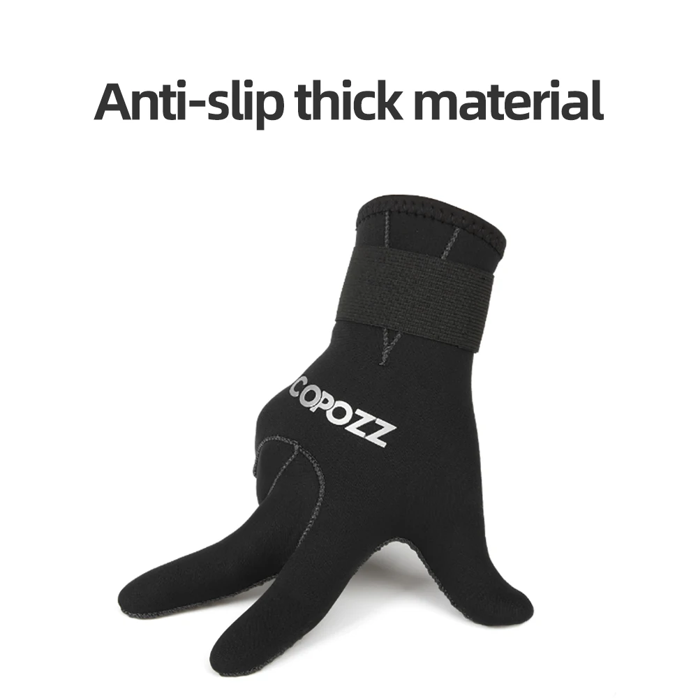 COPOZZ 3mm Neoprene Scuba Diving Gloves Warm Material swimming surf rowing protection non-slip gloves water sports