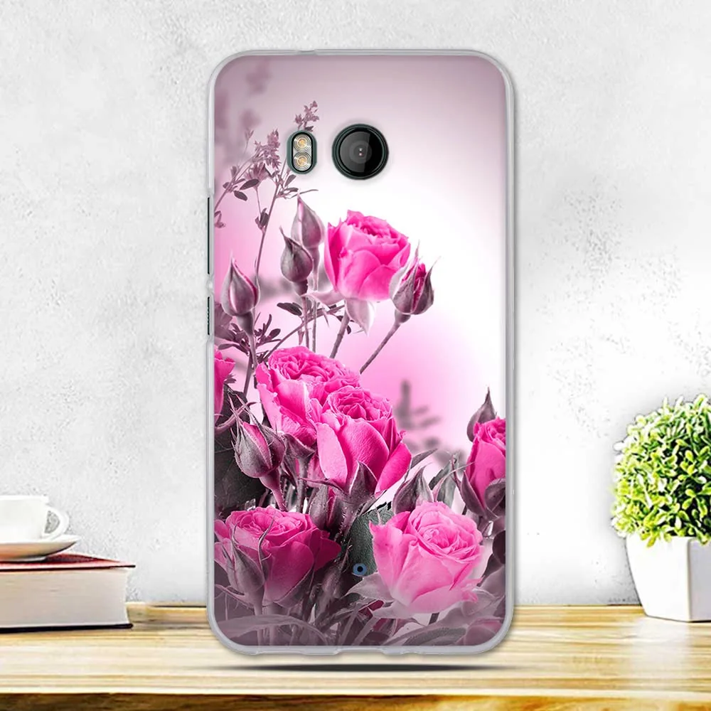 Роскошный чехол с принтом для HTC U 11 5 дюйма мягкий силиконовый из ТПУ u телефона htc