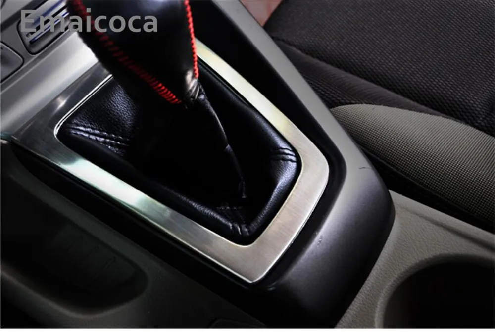 Emaicoca авто-Стайлинг Шестерни украшения Наклейка чехол для Ford Focus 3 mk3 2012- механическая коробка передач, автомобильные аксессуары