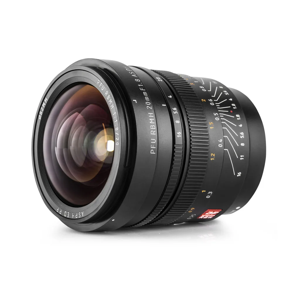 VILTROX Профессиональный полнорамочный широкоугольный объектив FE-20mm/F1.8 E-mount MF ручная фокусировка объектив камеры для sony E-Mount camera s