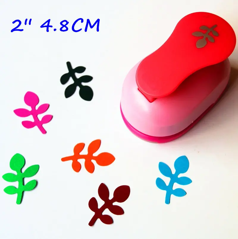 

2 inch (about 4.8cm) leaf design of craft punch eva foam maker paper punches for scrapbooking